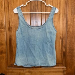 denim tank top